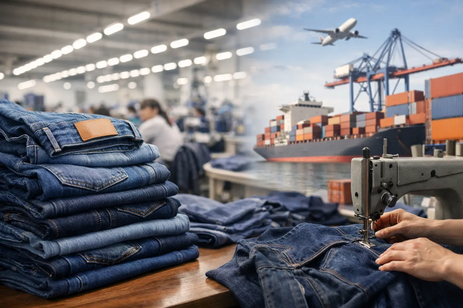 Private Label Jeans China Production Routes