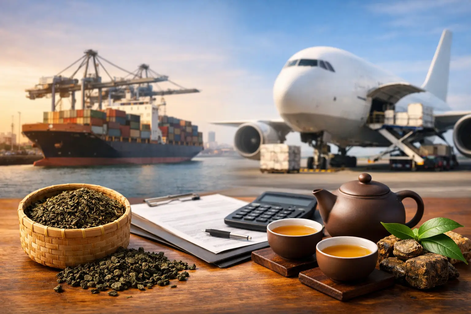 海运空运茶叶出口比较 台湾采购如何按交期批量成本与市场风险选择方案并安排稳定补货